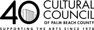 40 cultural council of palm beach logo